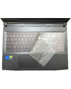 TPU Keyboard Skin Compatible with 15.6" 17.3" MSI Katana GF66 GF76 11UE/11UD/11UC, MSI Sword 15 17 A11UE/A11UD/A11UC,MSI Pulse GL66 GL76 11UEK/11UDK/11UCK,MSI Crosshair 15 17 A11UEK/11UDK/11UCK (Clear