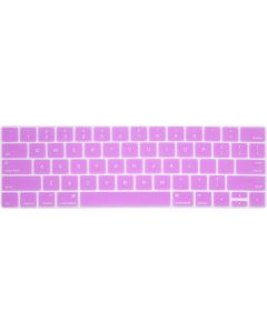 Silicone Keyboard Protective Skin Protector Dust Cover Compatible for Touch Bar Models MacBook Pro 13 inch Model A1706 & MacBook Pro 15 inch Model A1707 with Touch ID - 2017 & 2016 Release - Rose Pink