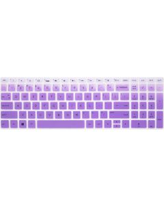 Keyboard Skin Compatible for 15.6" HP Pavilion X360 15-br075nr, HP Envy x360 15m-bp 15m-bq, HP Spectre x360 15-ch,HP Pavilion 15-cb 15-cc 15-cd 15-bw 15-bs & 17.3" HP 17M-ae 17-bs Series -Purple Ombre